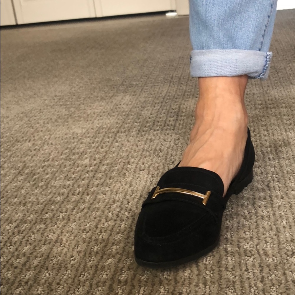 Alfani black loafers